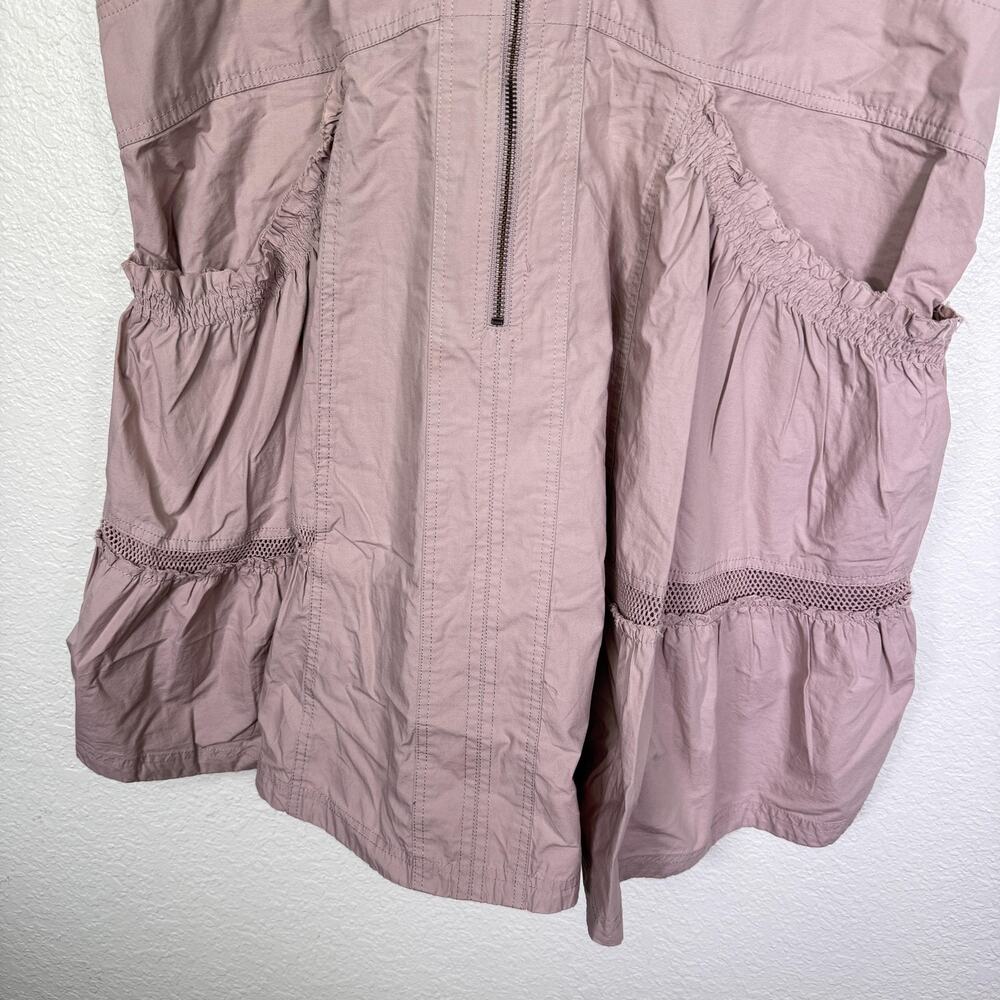 Daily Practice Trek Utility Dress Womens 2X Zip Front Boho Summer Anthropologie - Picture 6 of 12